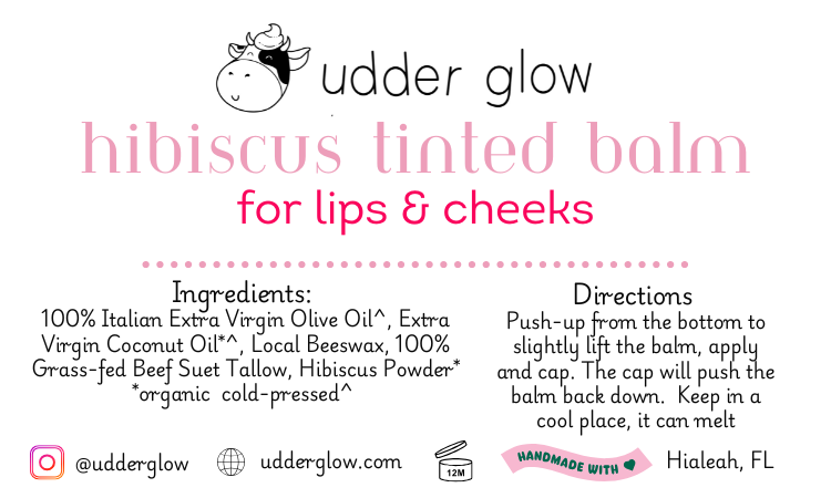 Hibiscus Tinted Lip Balm