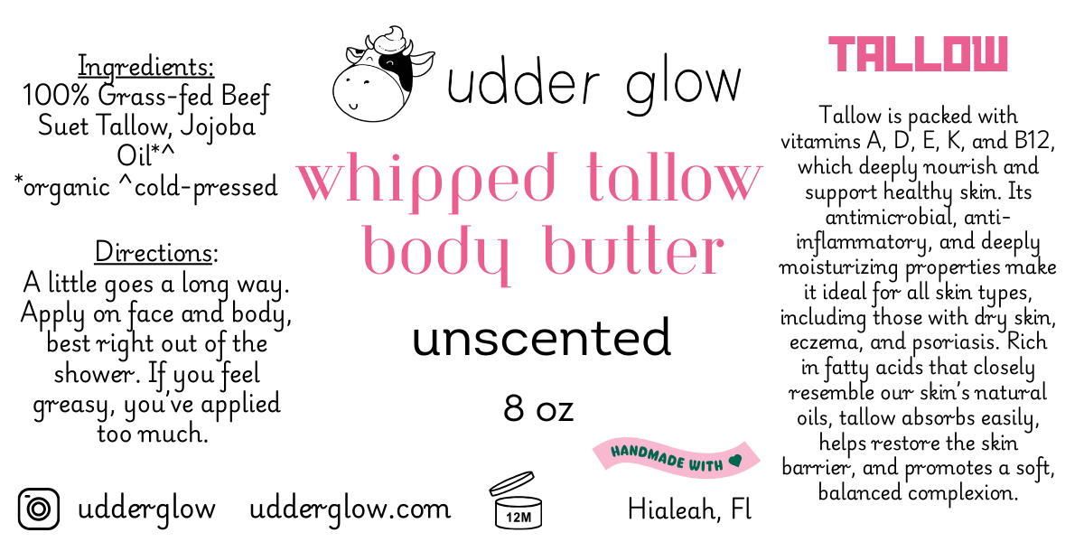 Whipped Body Butter- Unscented