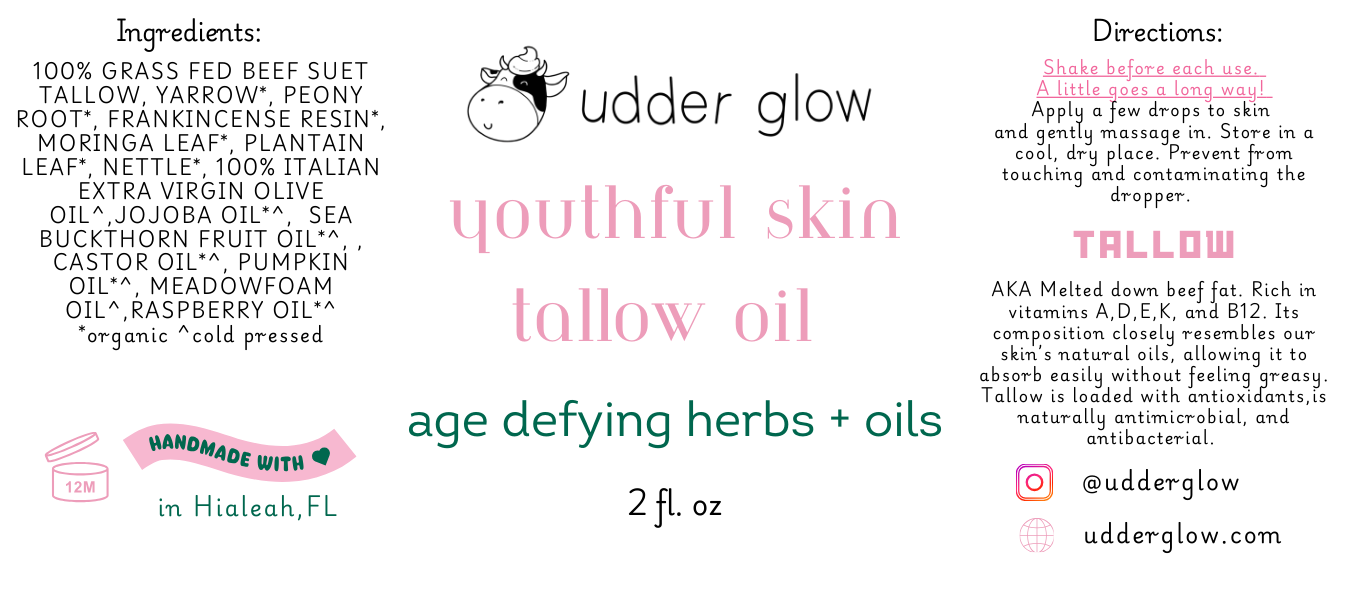 Youthful Skin Tallow Oil